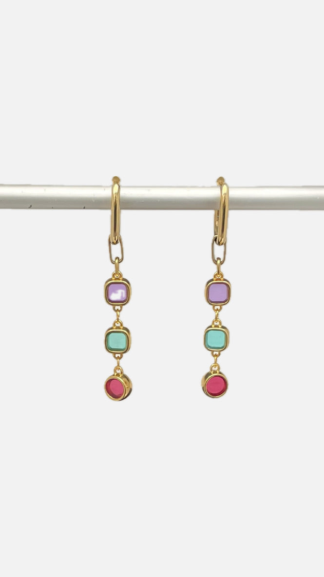 Boucles d'oreilles - Collection Vitrail