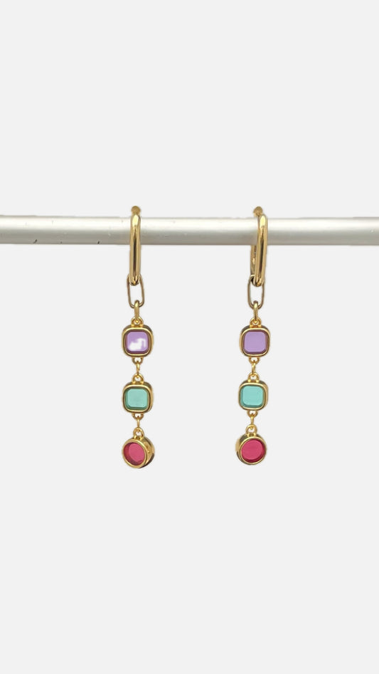Boucles d'oreilles - Collection Vitrail
