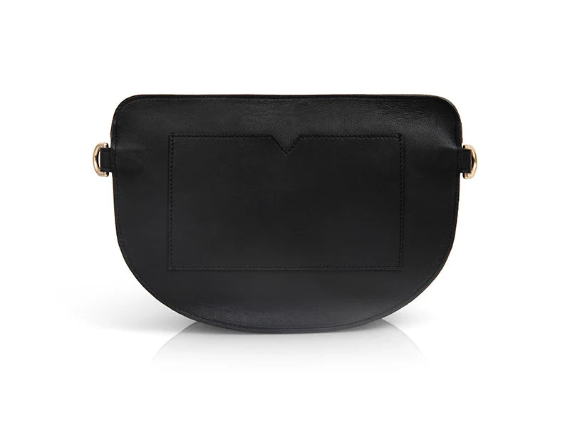 La Banane Tchikita en cuir agneau noir tresse sublime