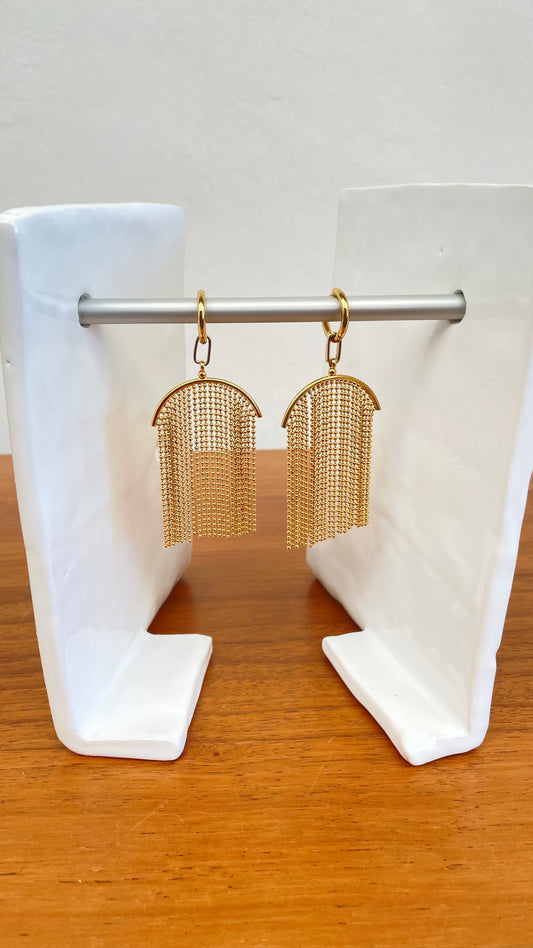 Boucles d'oreilles rideaux - Collection Bling