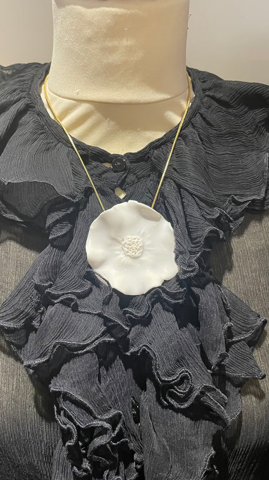 Collier Fleur x Porcelaine