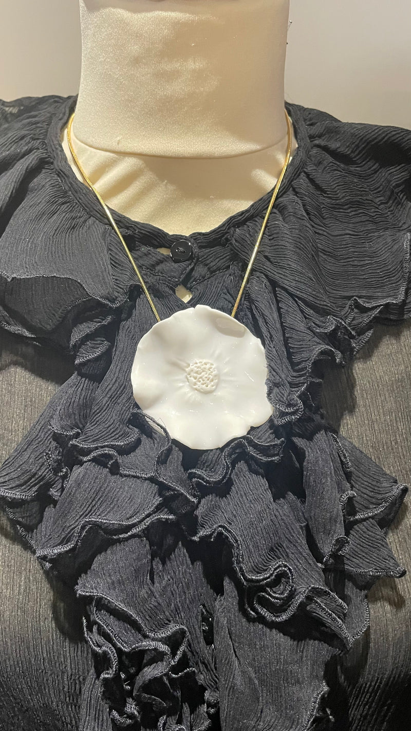 Collier Fleur x Porcelaine