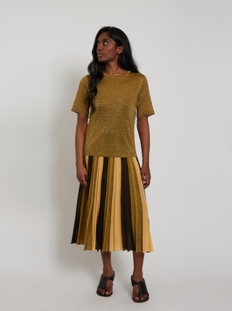 Top en viscose Gala - Or chiné
