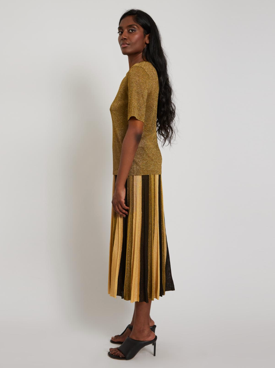 Top en viscose Gala - Or chiné