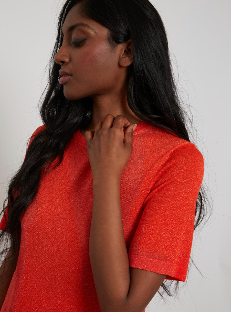Top en viscose Gala - Coquelicot