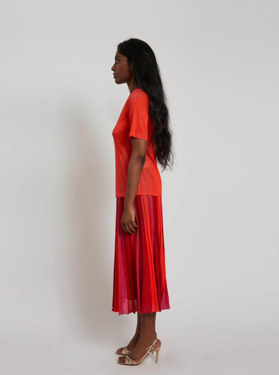 Top en viscose Gala - Coquelicot