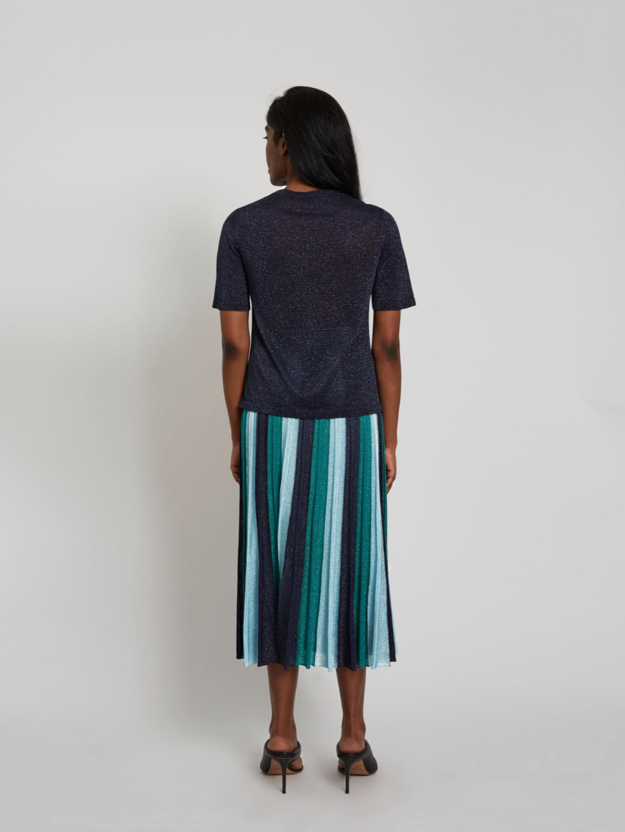 Top en viscose Gala - Bleu nuit