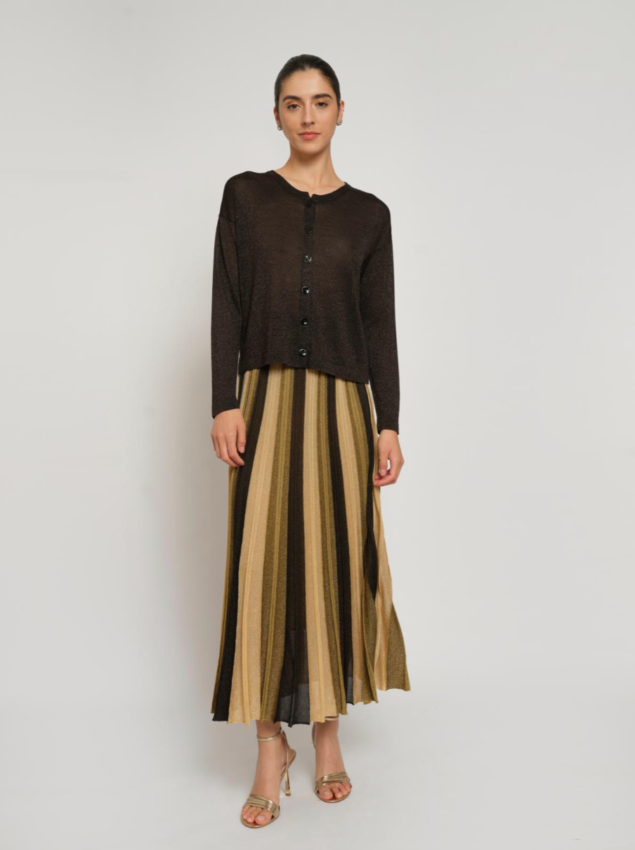 Cardigan en viscose Gala - Marron foncé