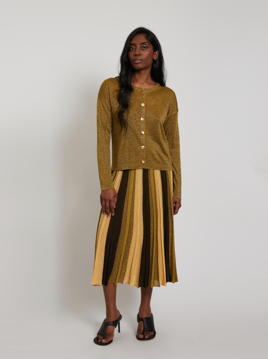 Cardigan en viscose Gala - Or chiné