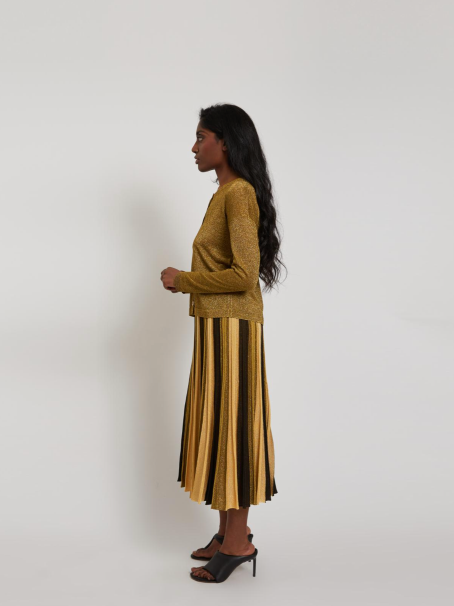 Cardigan en viscose Gala - Or chiné