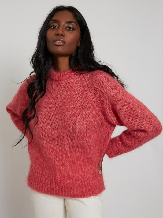 Pull en Mohair Boréales | Fraise