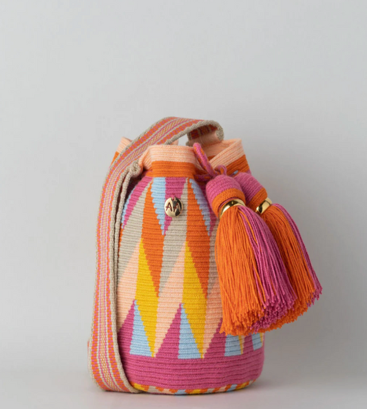 Sac seau Cartagena multicolor, avec bandoulière réglable