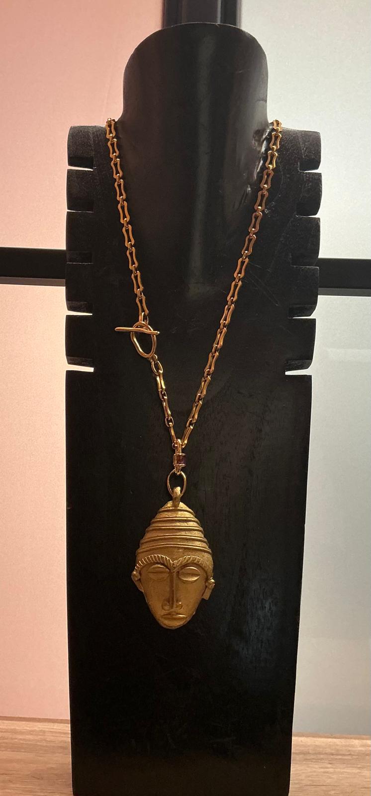 Collier masque africain x AFRICA