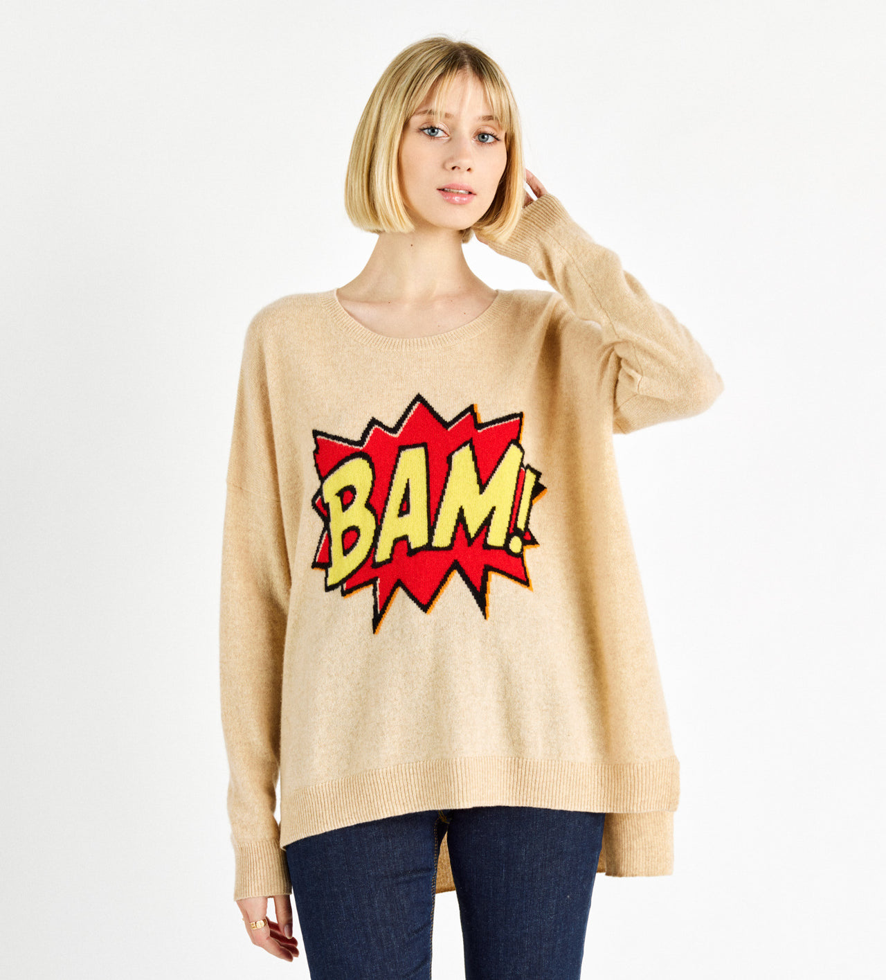 BAM - Pull Cachemire Femme