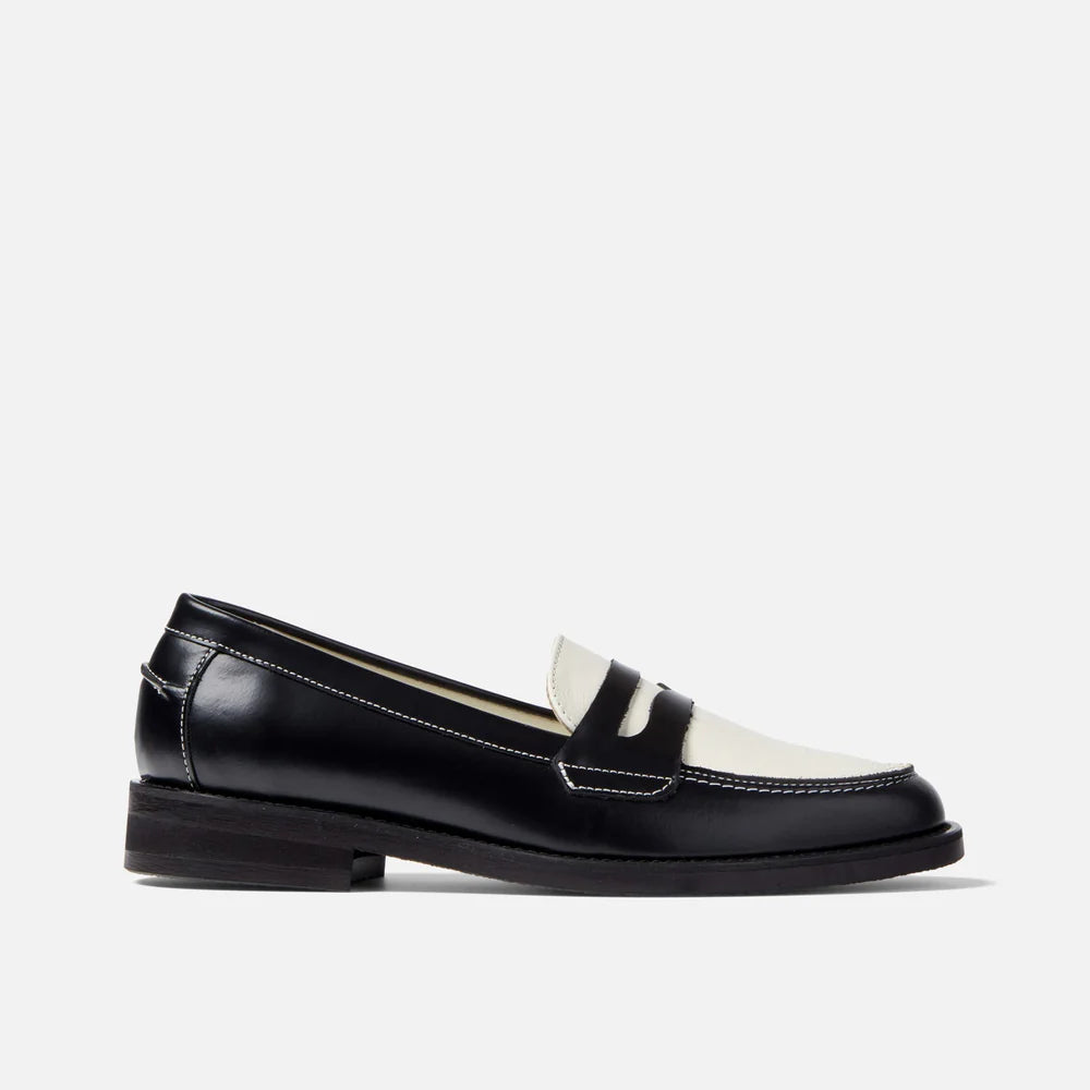 Mocassins Wilde Black & White