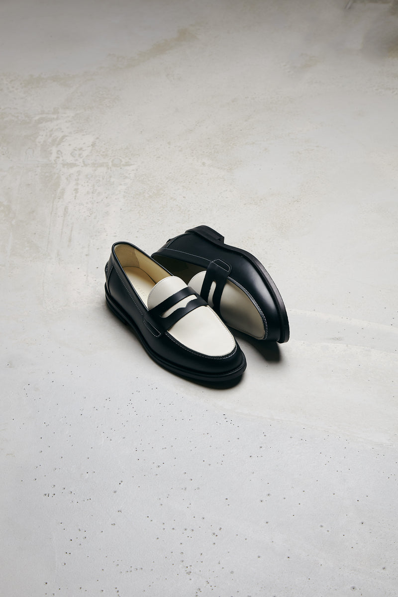 Mocassins Wilde Black & White