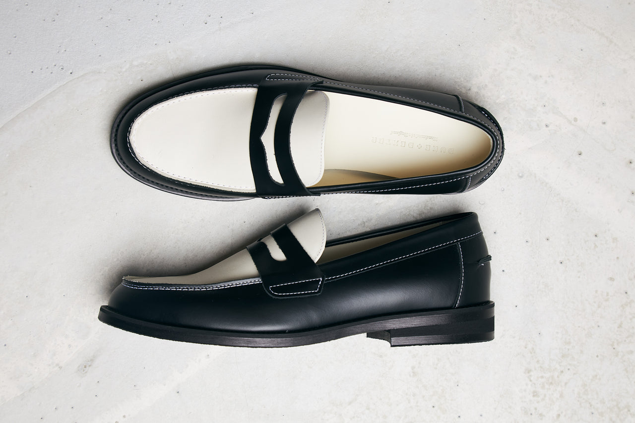 Mocassins Wilde Black & White