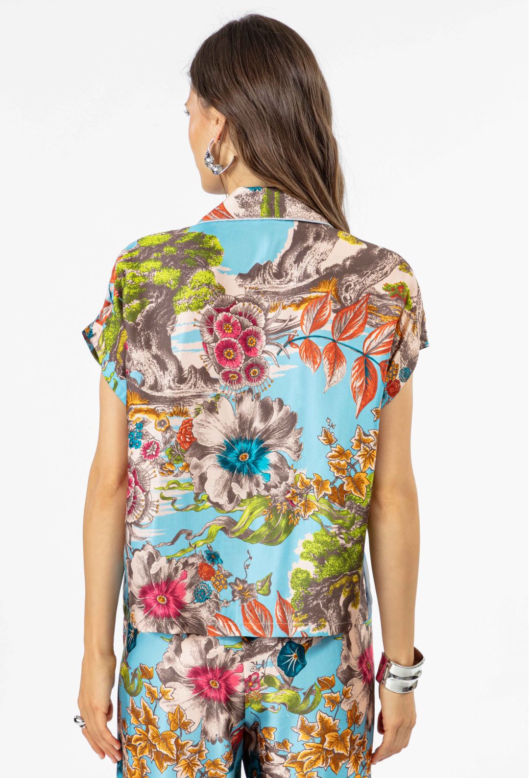 Chemise manches courtes Bailey en twill