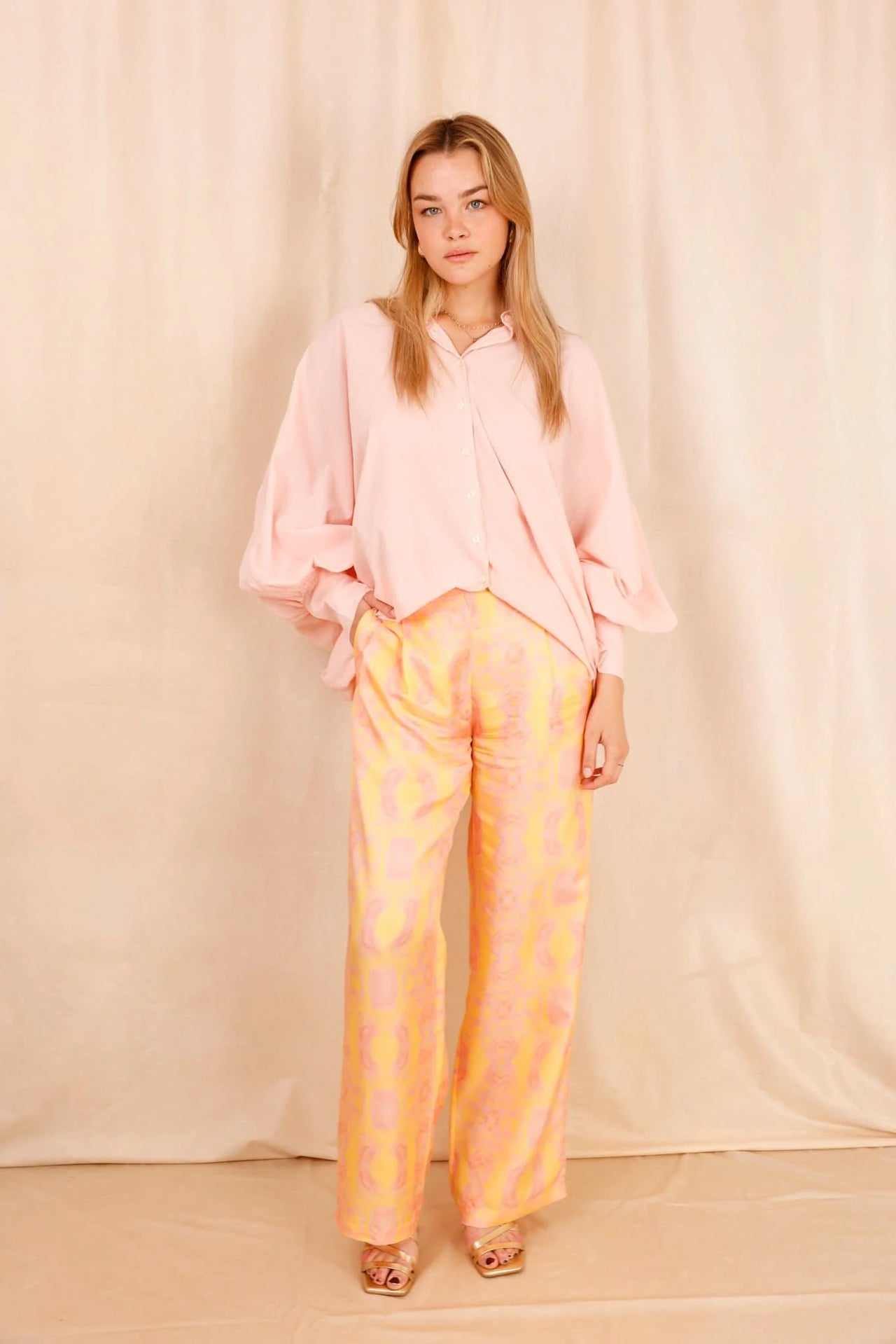 Chemise SATCHI - rose quartz - 100 % Voile de coton