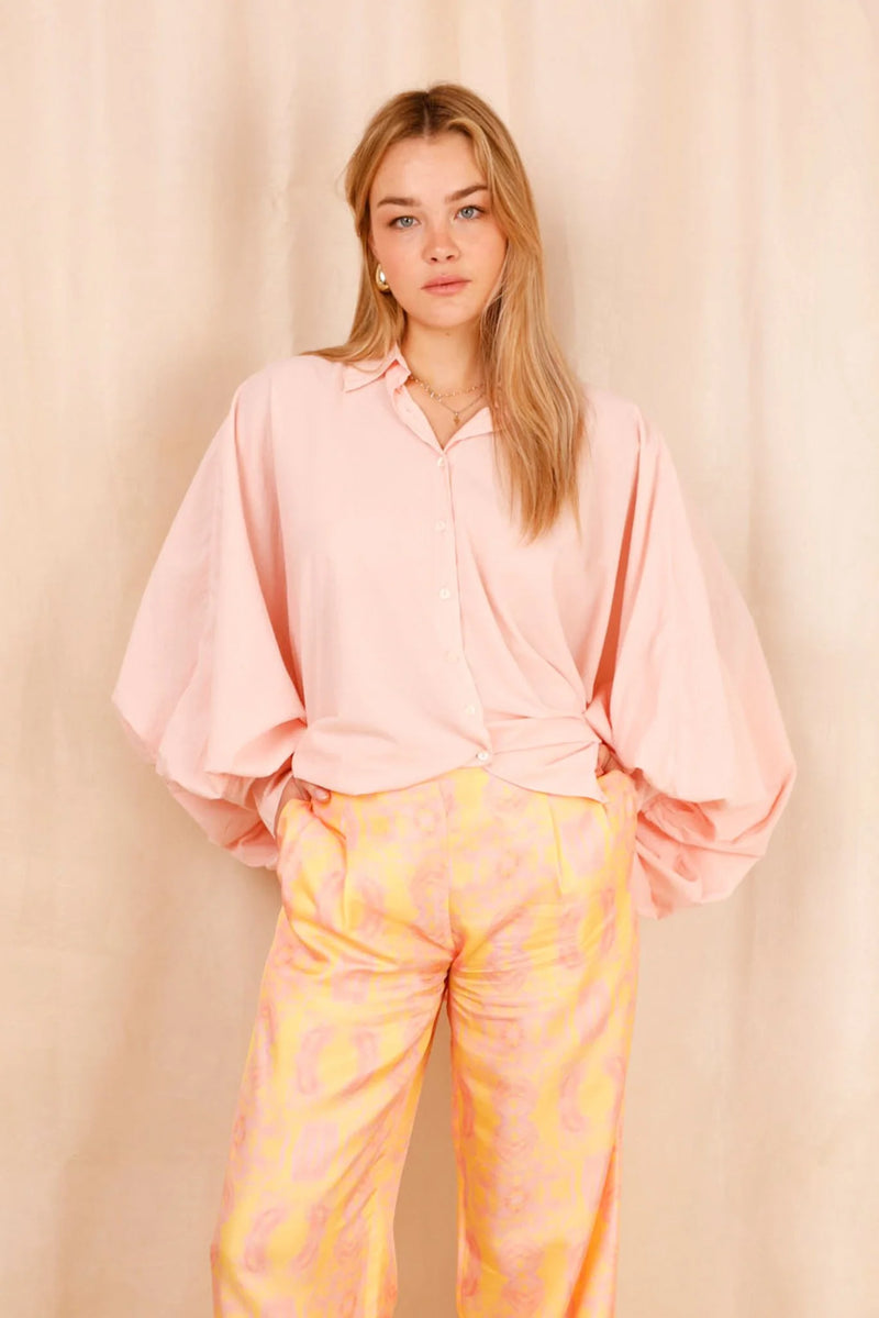 Chemise SATCHI - rose quartz - 100 % Voile de coton