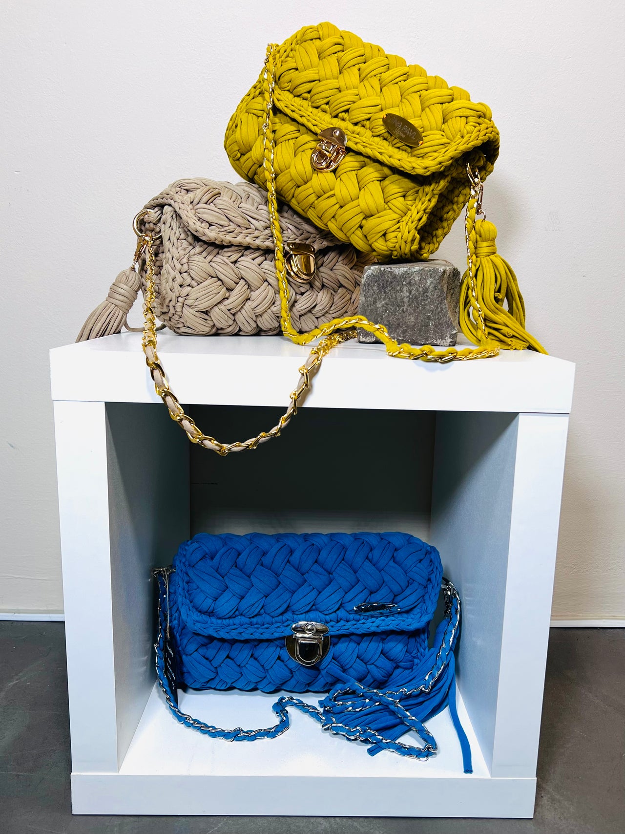 Annette — Sac en coton recyclé tissé à la main