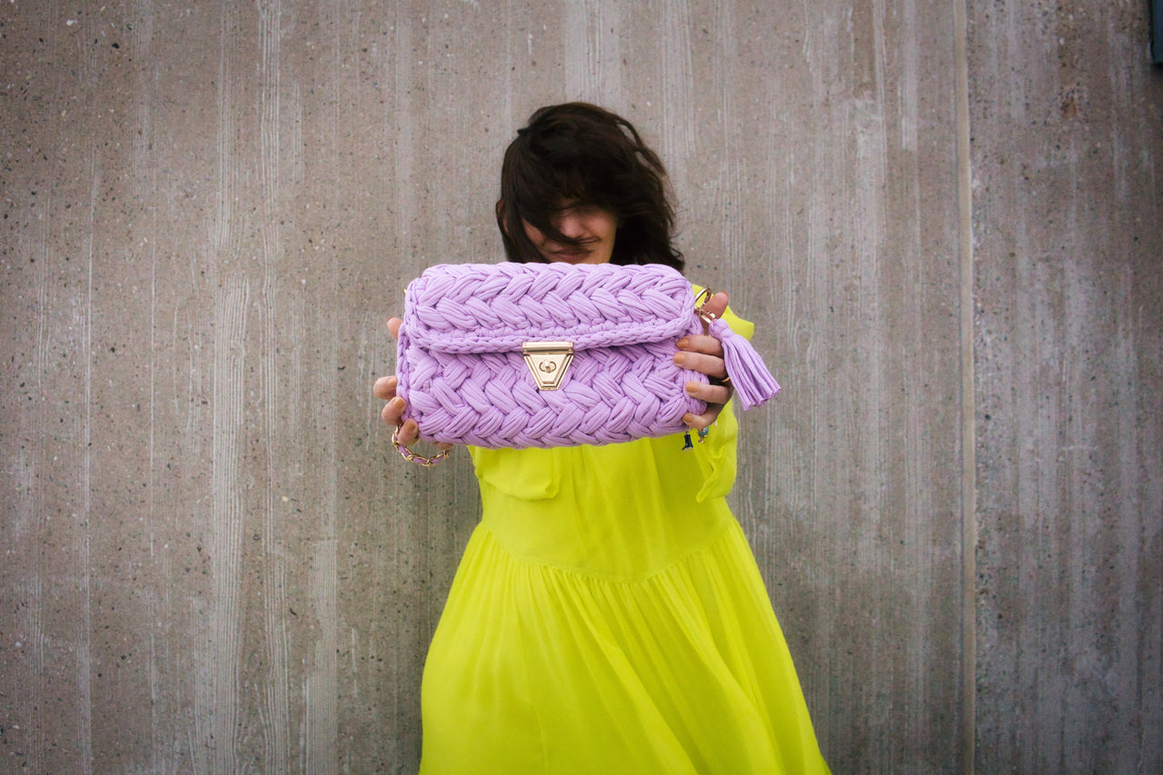 Annette — Sac en coton recyclé tissé à la main