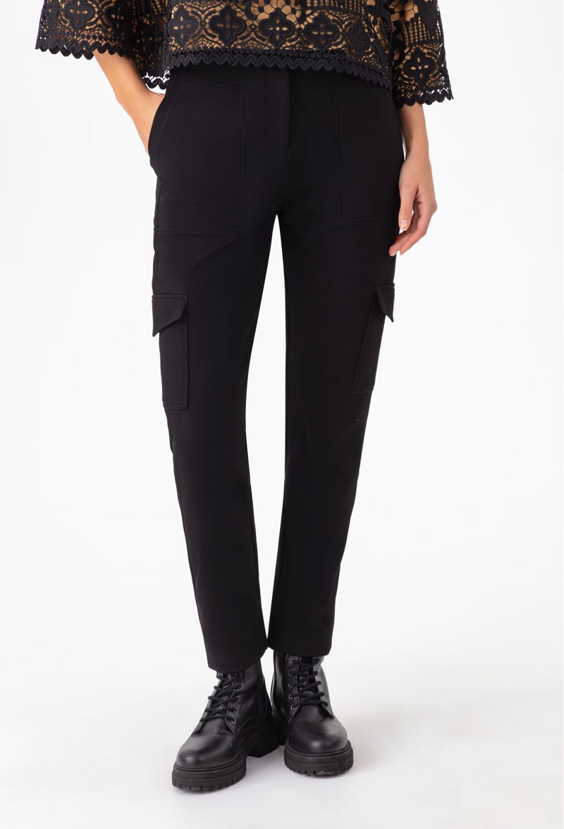 Pantalon à poches Kamila noir
