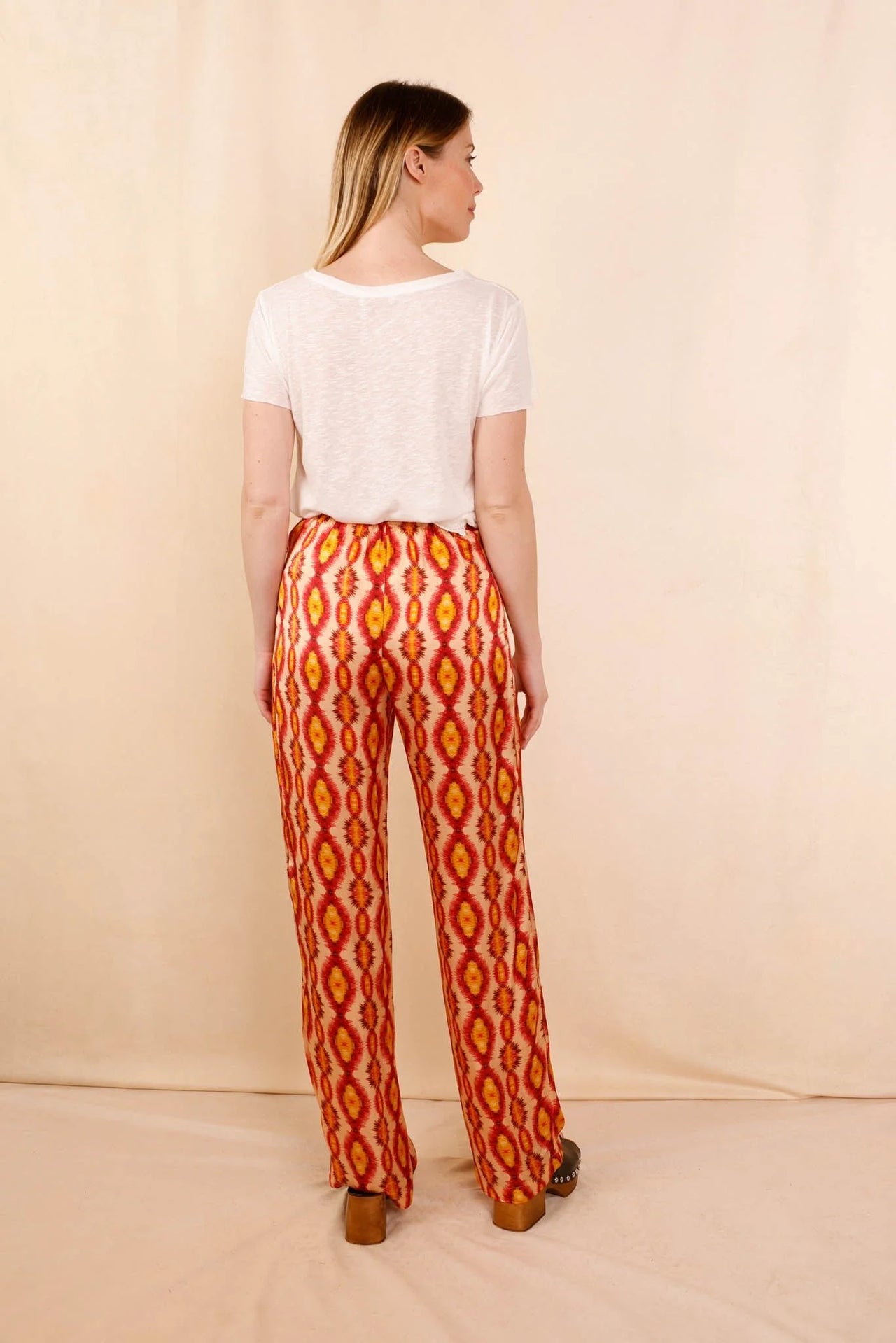 Pantalon ANGE Eté Indien - 100% soie