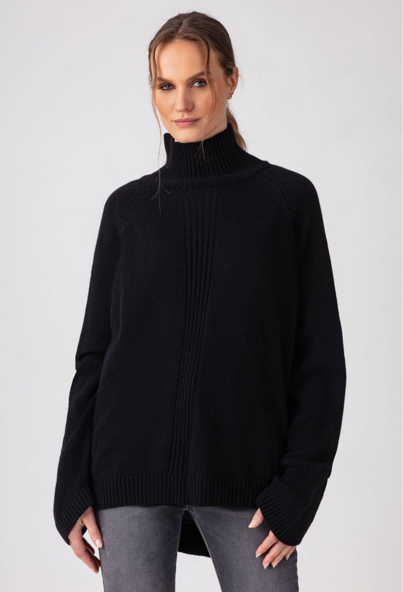 Pull Conrad noir en laine