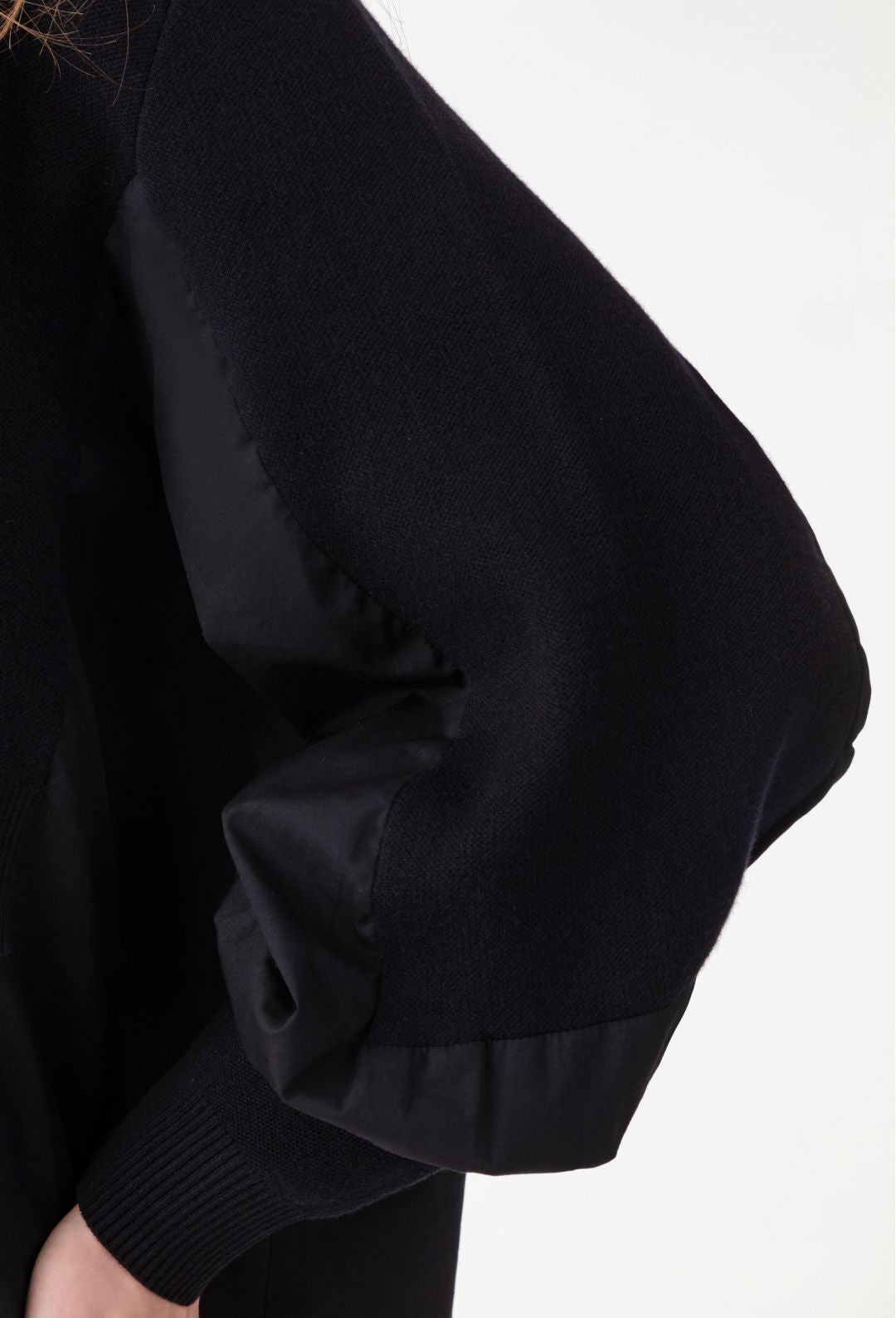 Pull Raven Chemise Noir en Laine