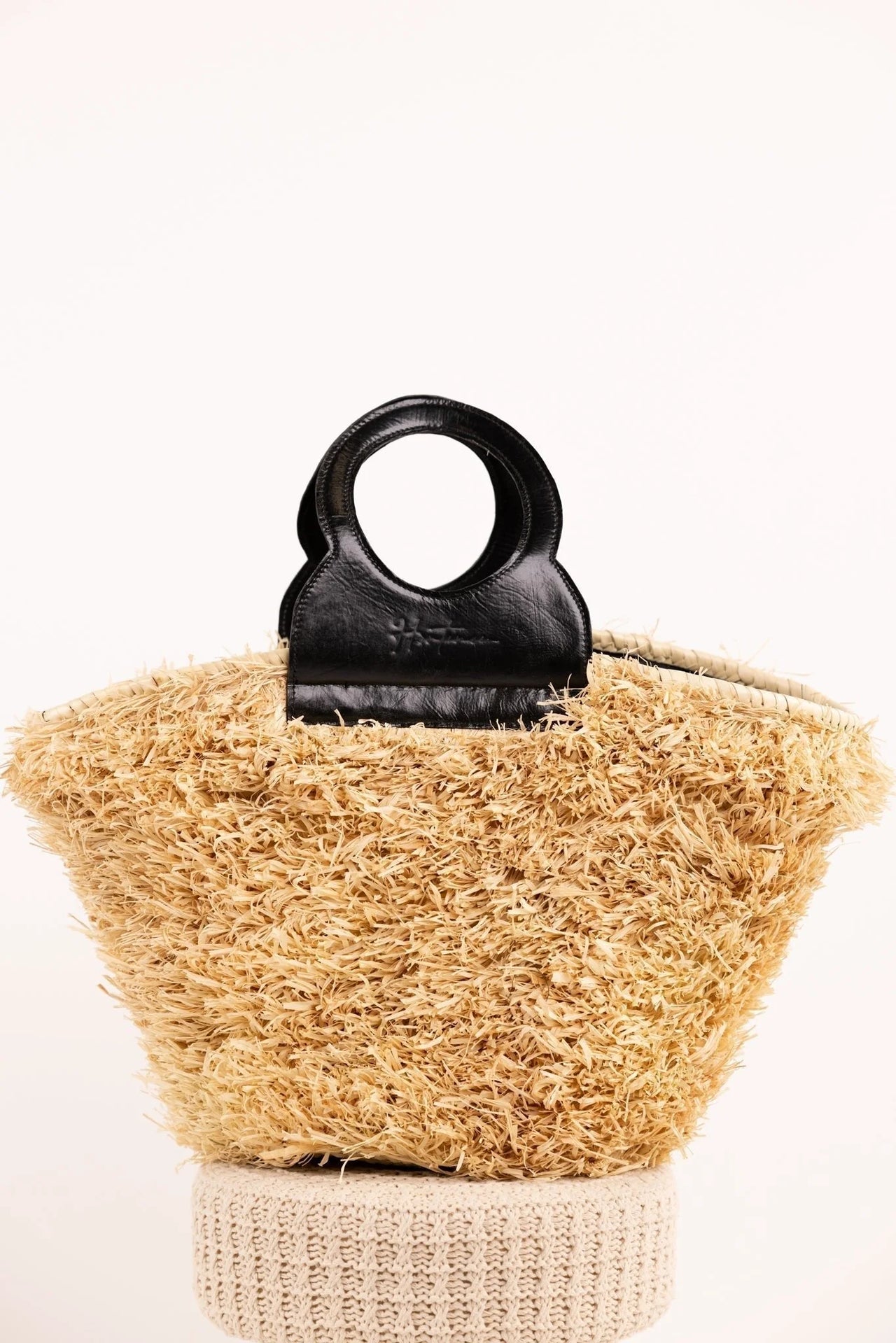 Sac ROMY - Raphia naturel et cuir