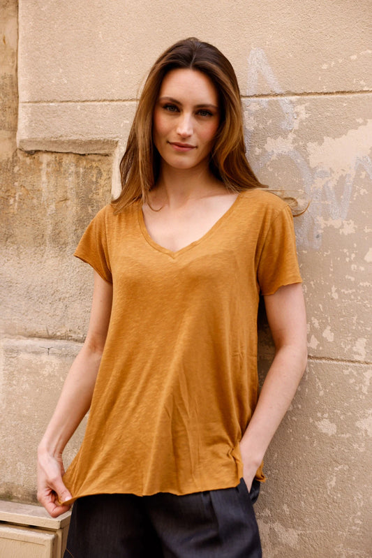 T-shirt MADISON orange - Col V