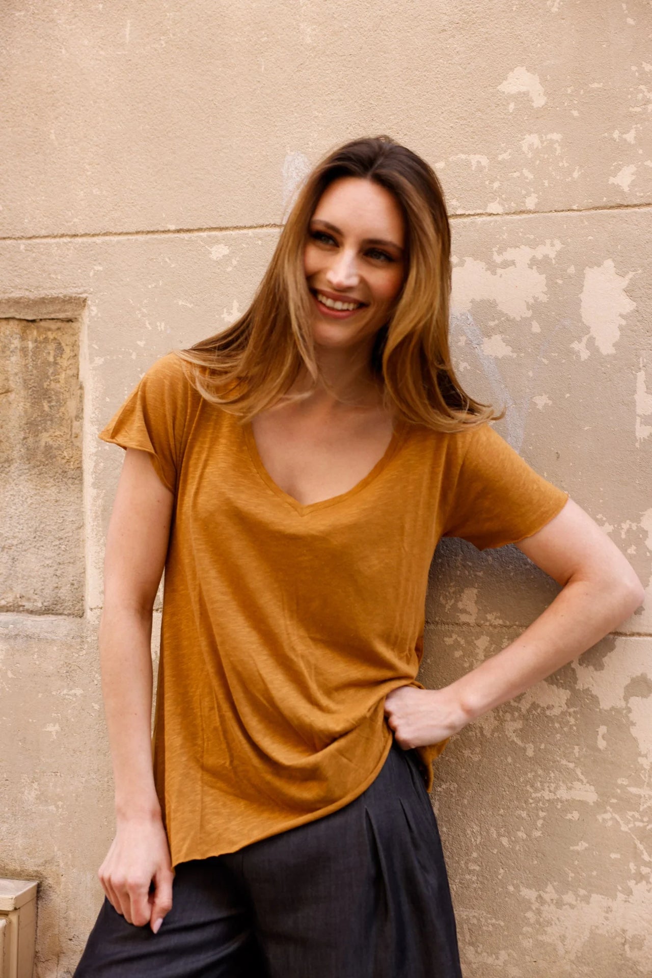 T-shirt MADISON orange - Col V