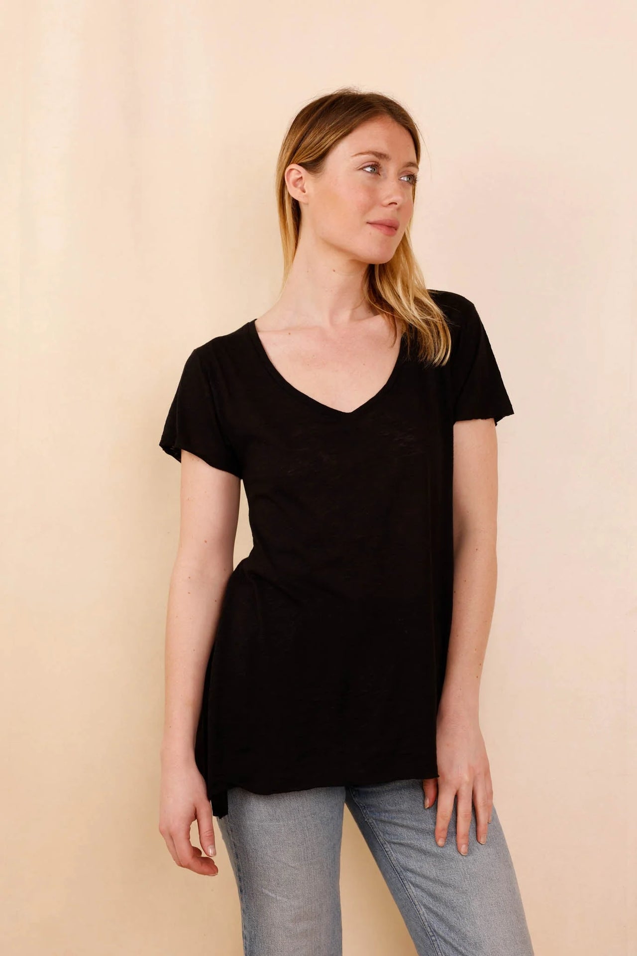 T-shirt MADISON noir - Col V
