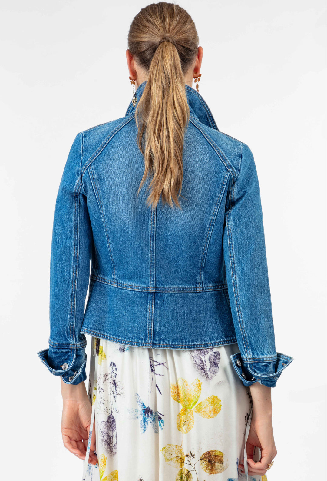 Veste Cassio en jean bleu