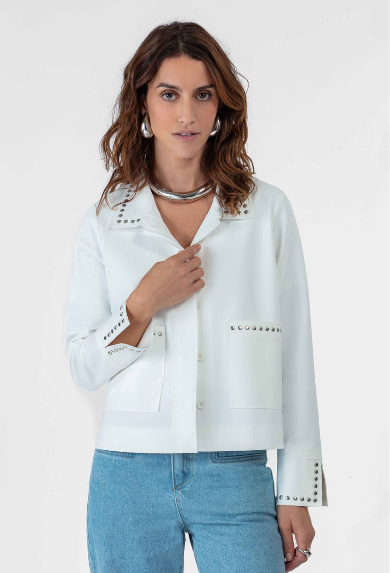 Veste Dante en jersey technique blanc